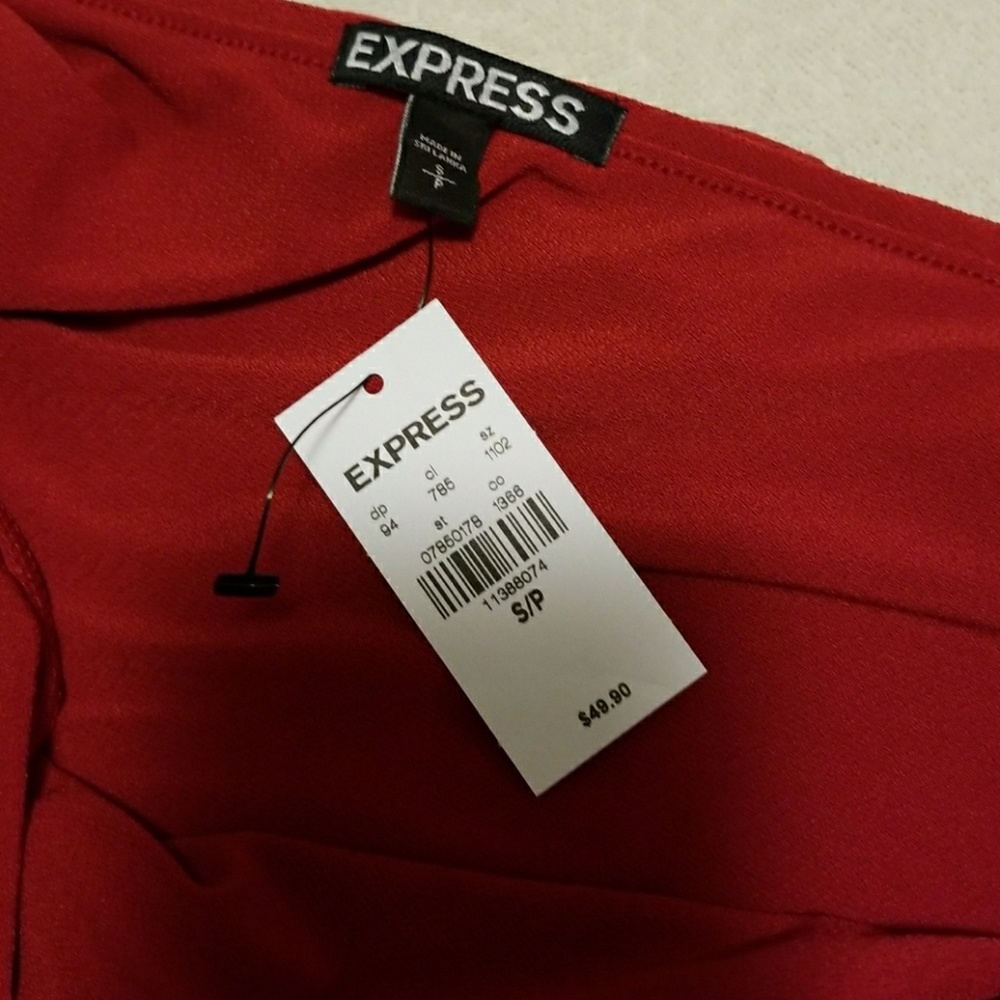 Express Red Romper - Picture 2 of 2